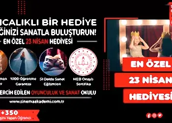 23 Nisan’da Çocuklara Özel Oyunculuk Kursu Kampanyası